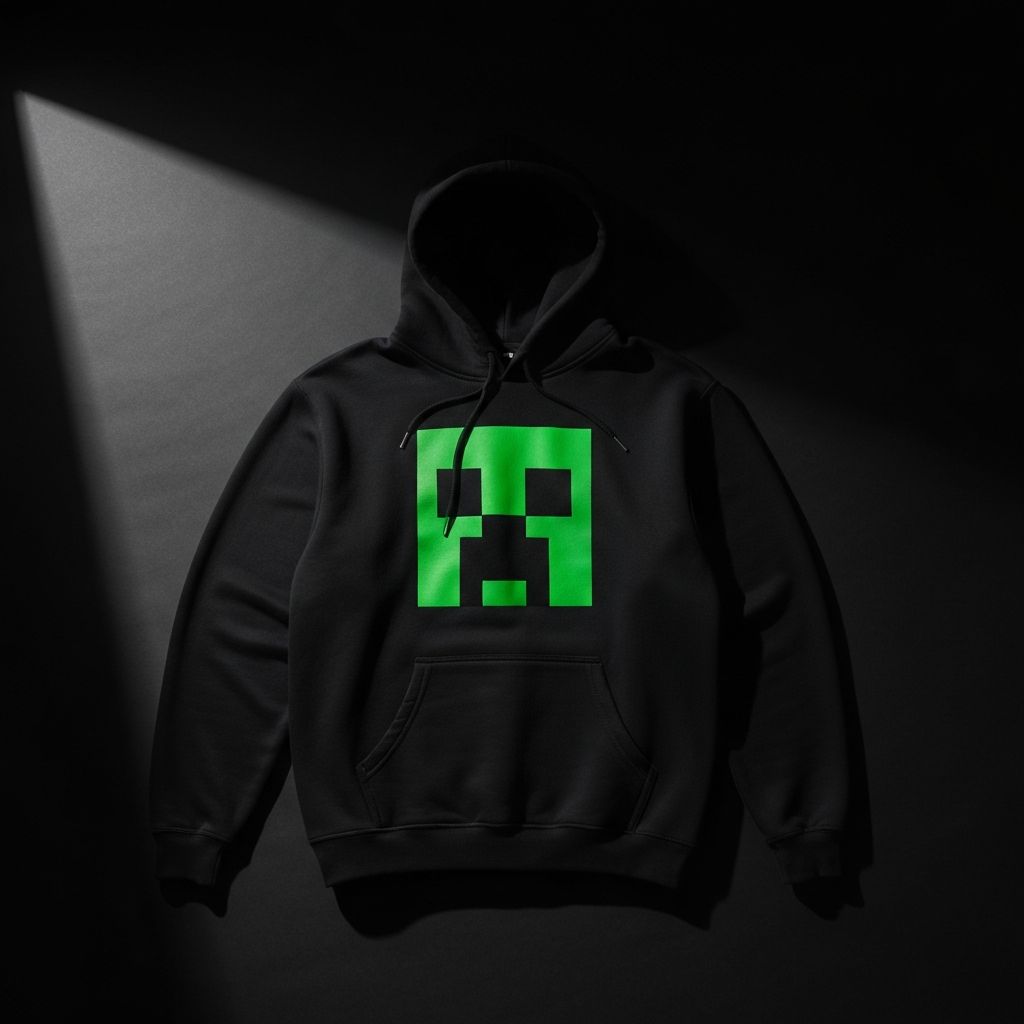Creeper Face Hoodie